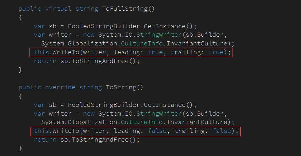 Roslyn NameSyntax 的 ToString 和 ToFullString 的区别